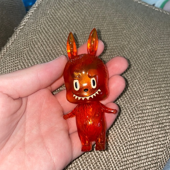 the little monster mini figure orange Labubu - Picture 1 of 2